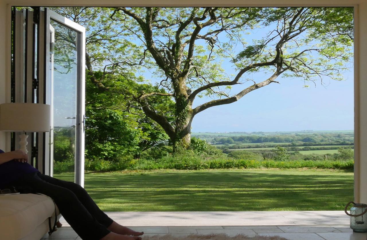 Caroe Farm House Otterham Bagian luar foto